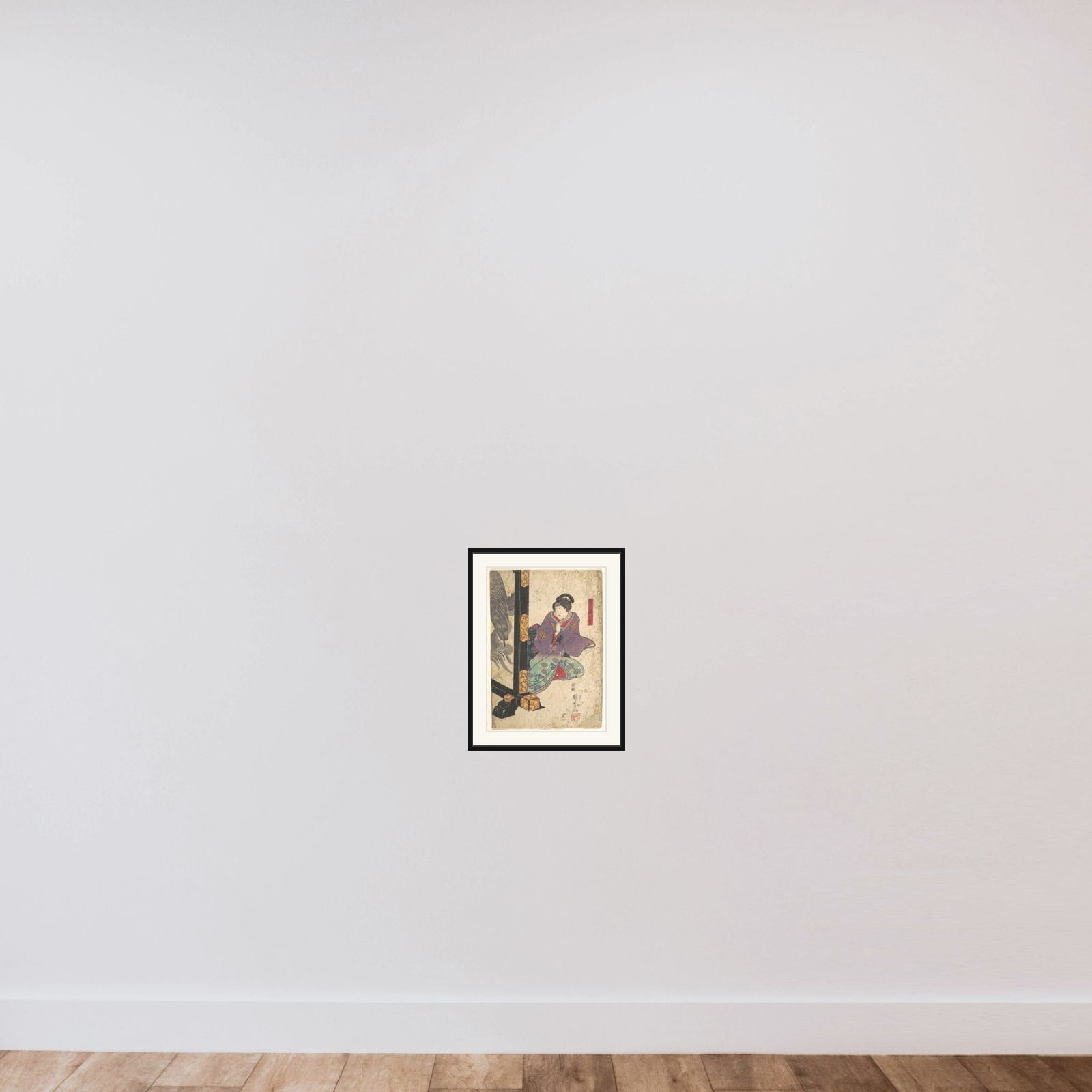 Print framed — shown to scale