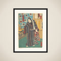 Actor as Master of Sagamiya (Sagamiya teishu) framed