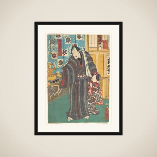 Actor as Master of Sagamiya (Sagamiya teishu) framed