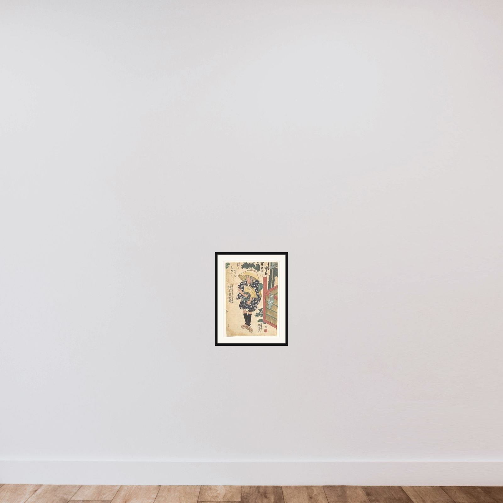Print framed — shown to scale