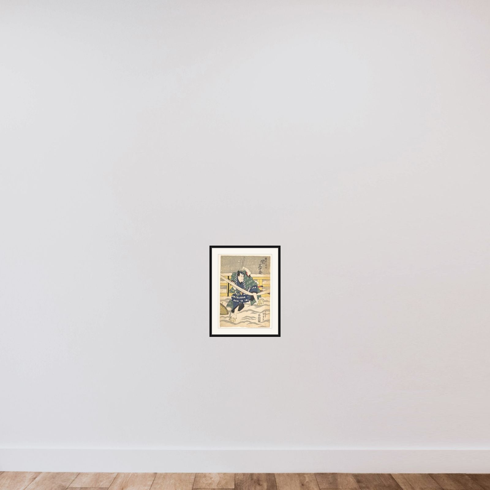 Print framed — shown to scale