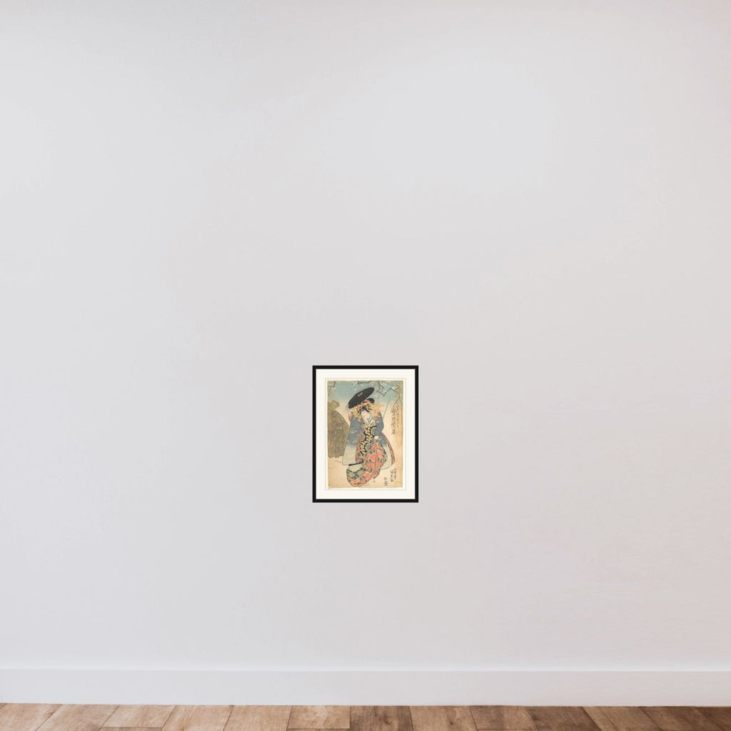 Print framed — shown to scale
