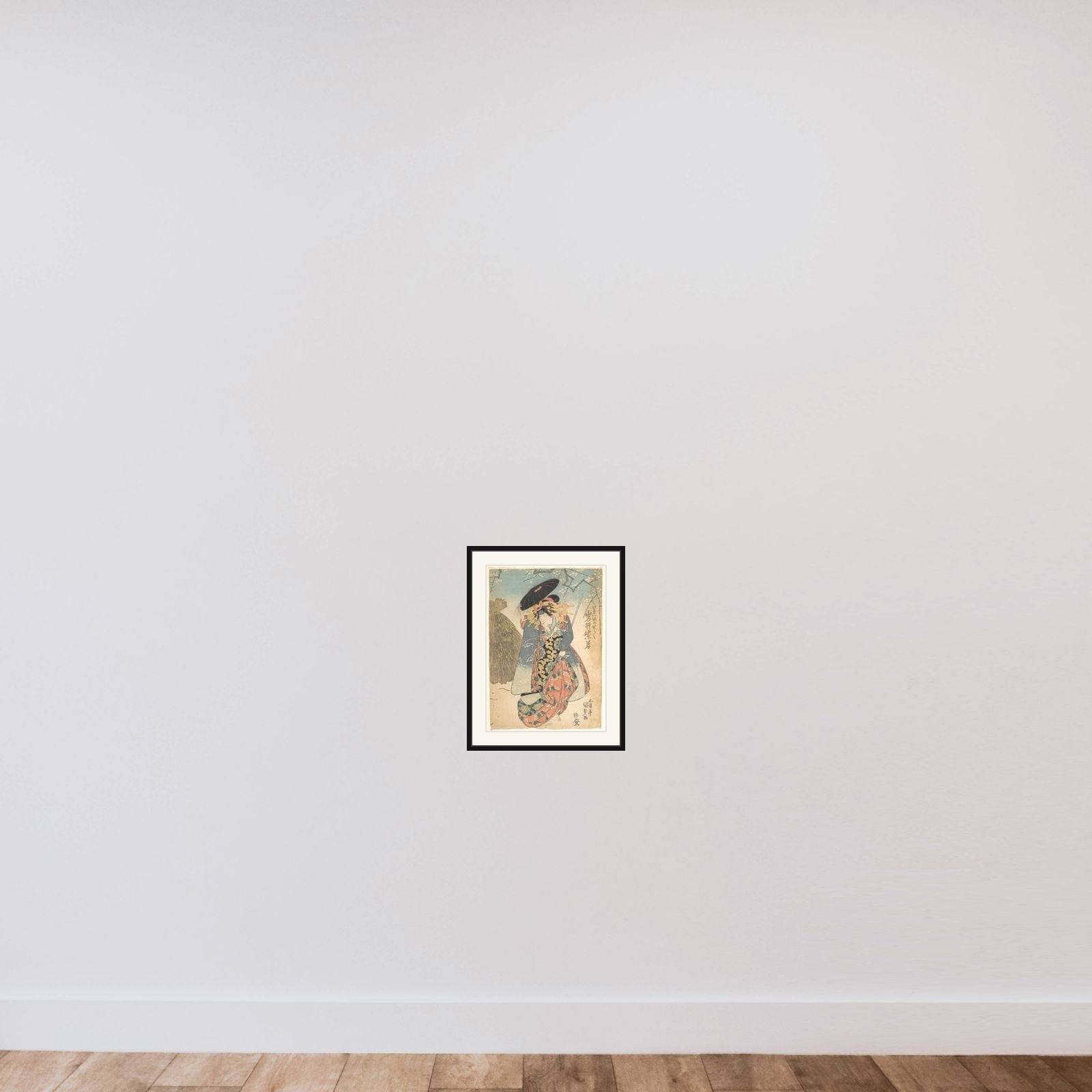 Print framed — shown to scale