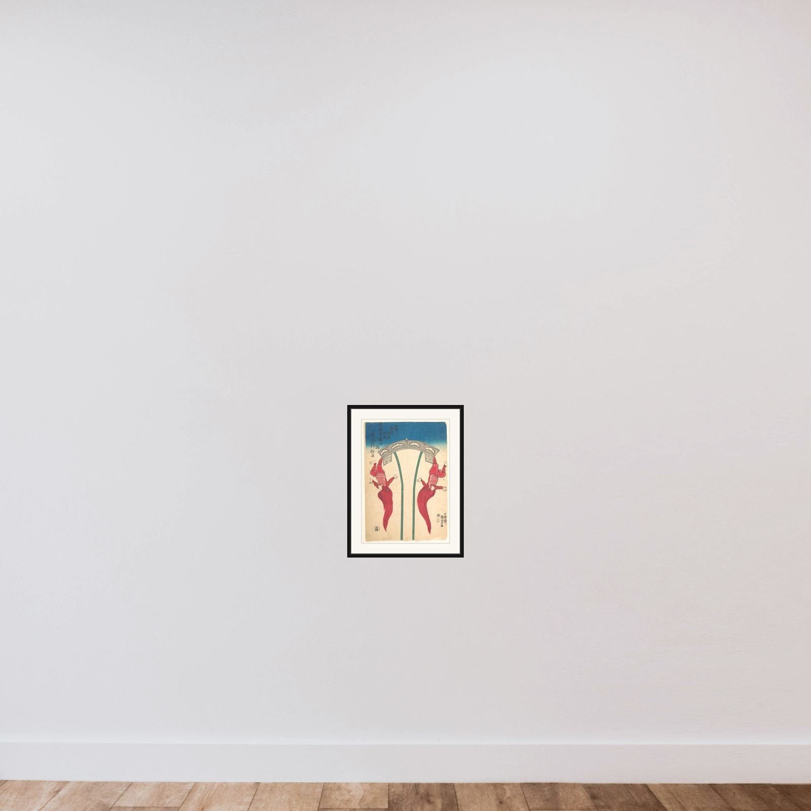 Print framed — shown to scale