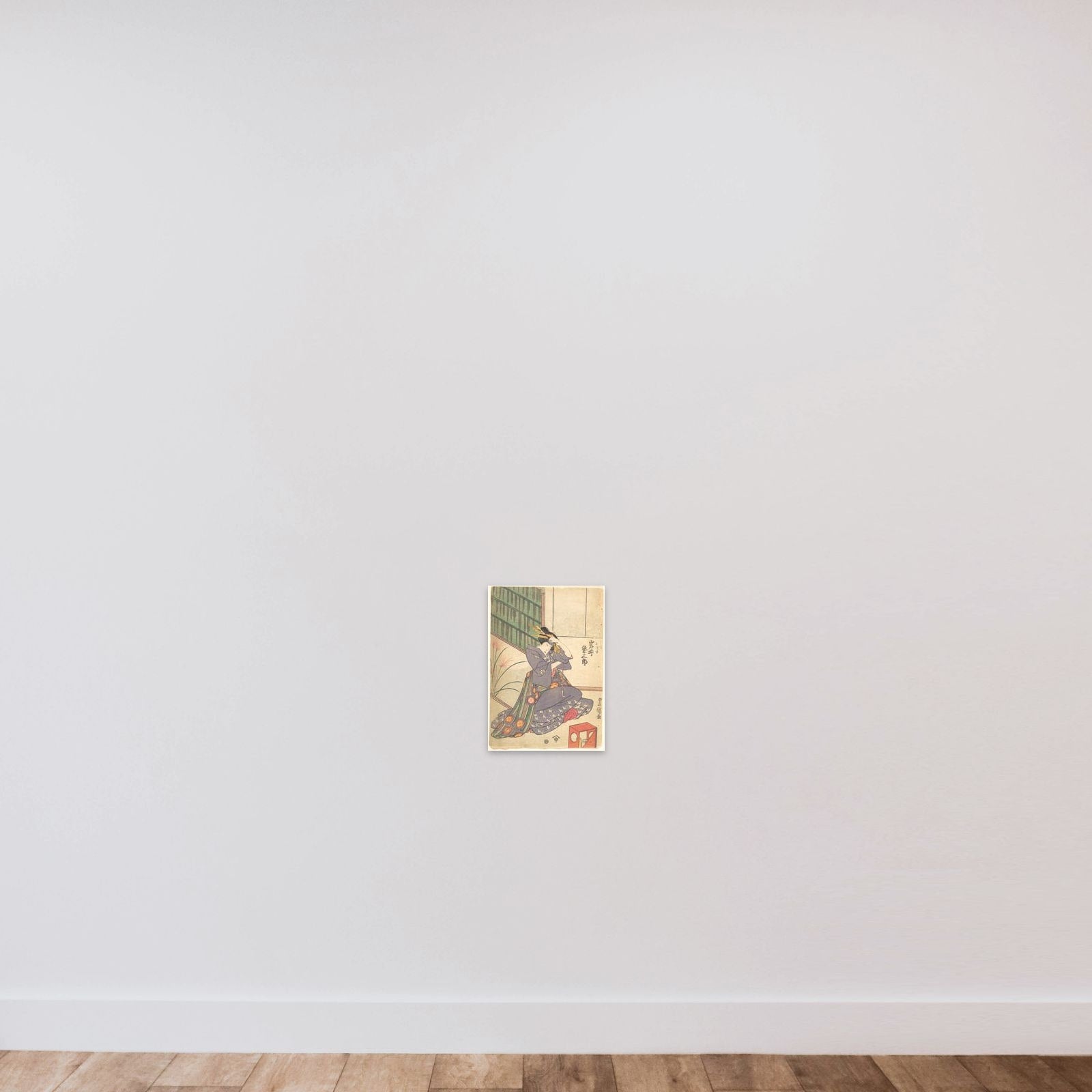Print unframed — shown to scale
