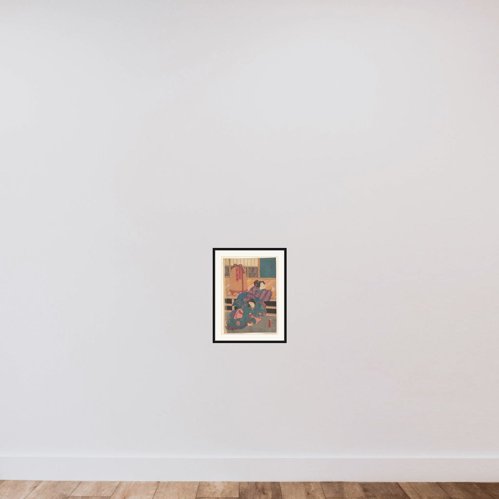 Print framed — shown to scale