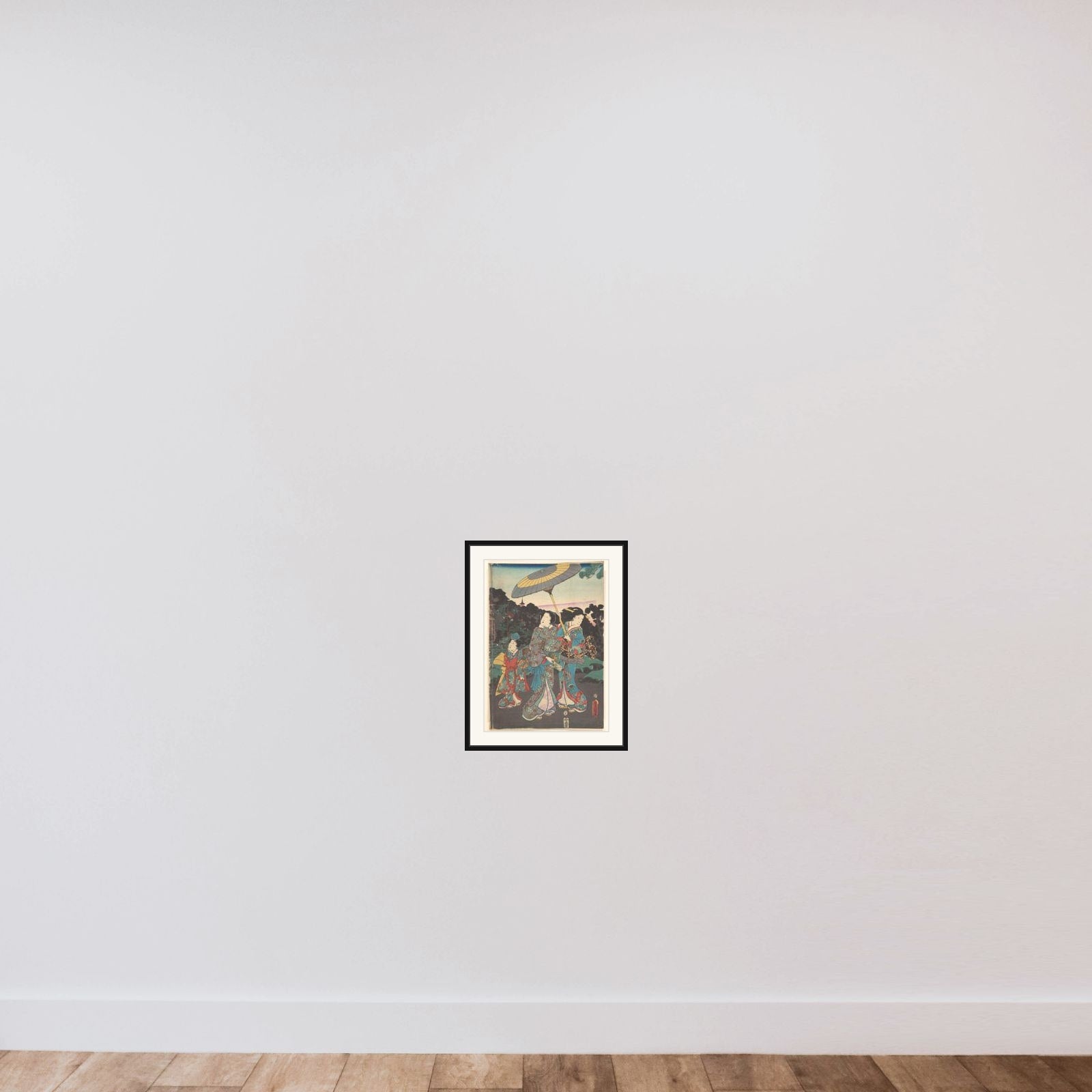 Print framed — shown to scale