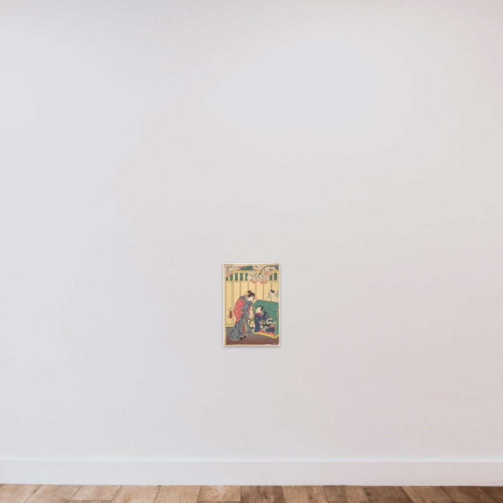 Print unframed — shown to scale