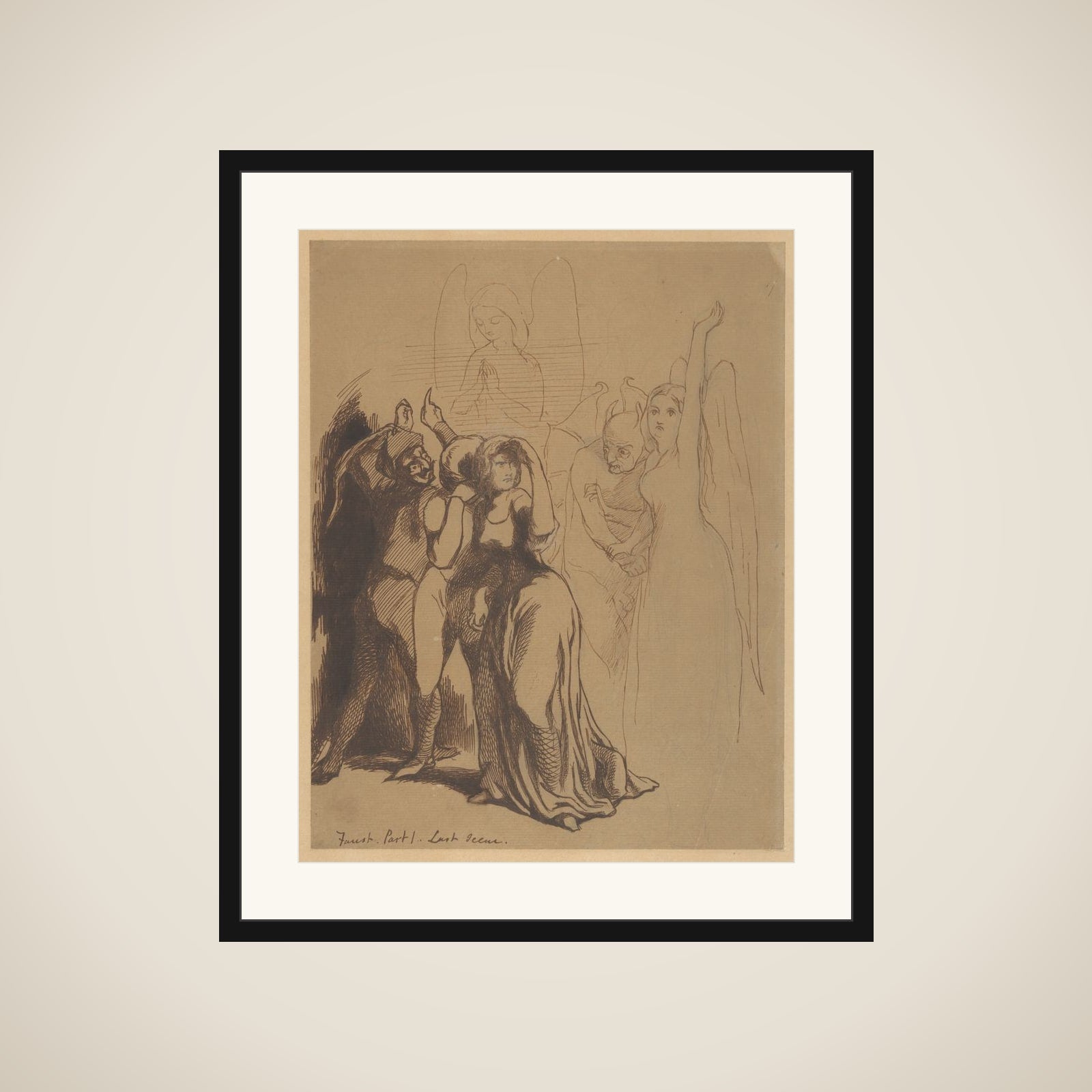 Faust: Part 1. Last Scene framed