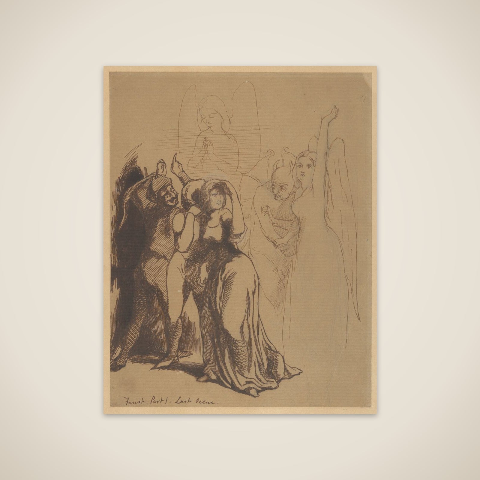 Faust: Part 1. Last Scene unframed print