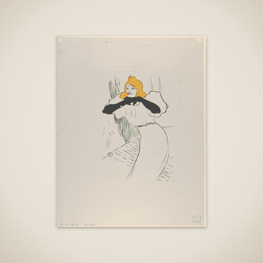 Yvette Guilbert unframed print