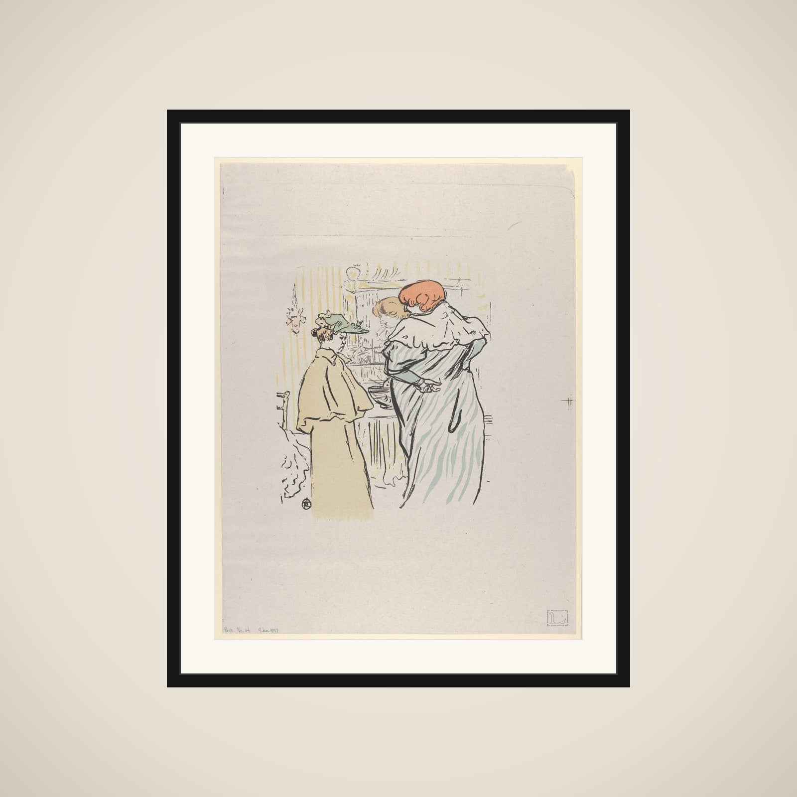Alors vous êtes sages framed