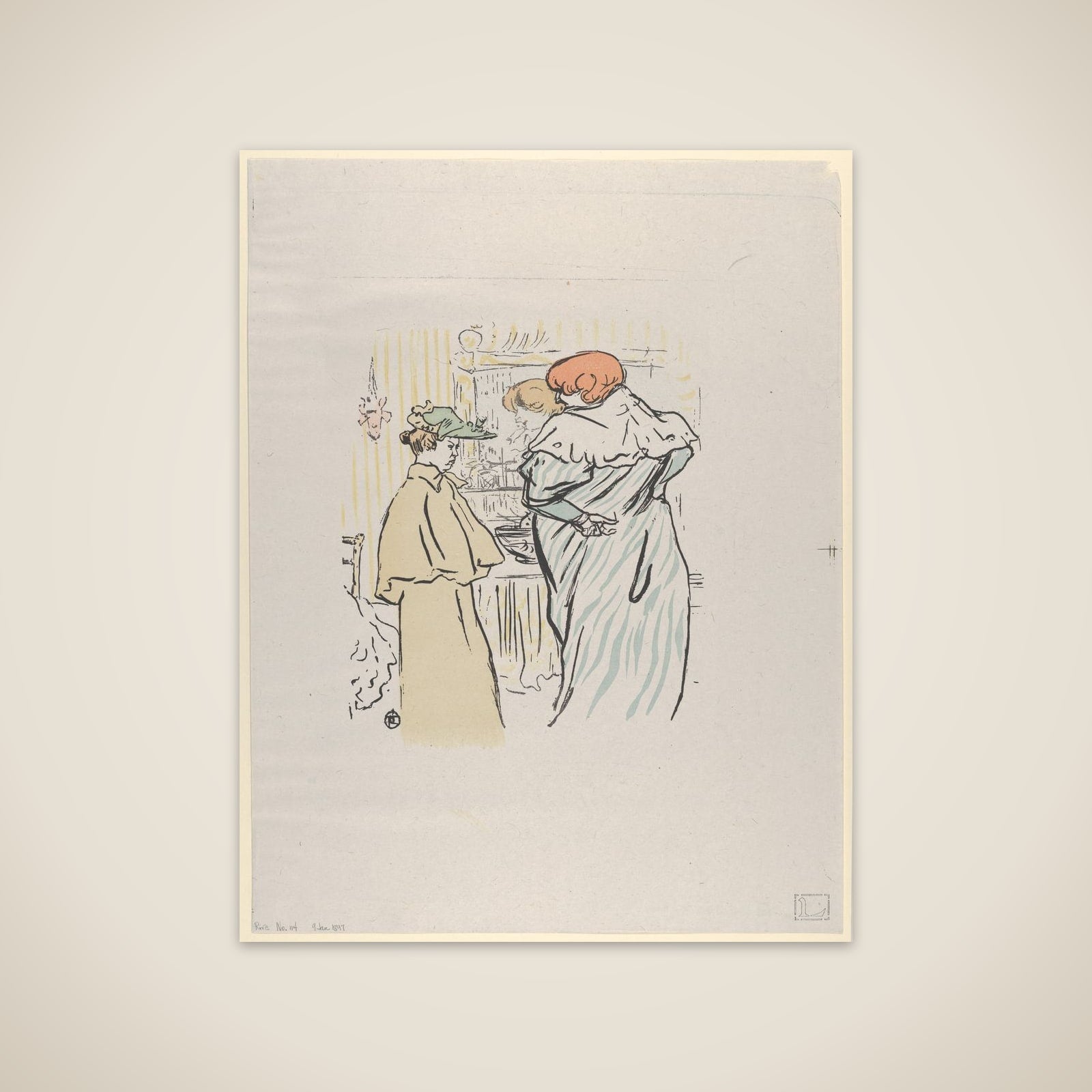 Alors vous êtes sages unframed print