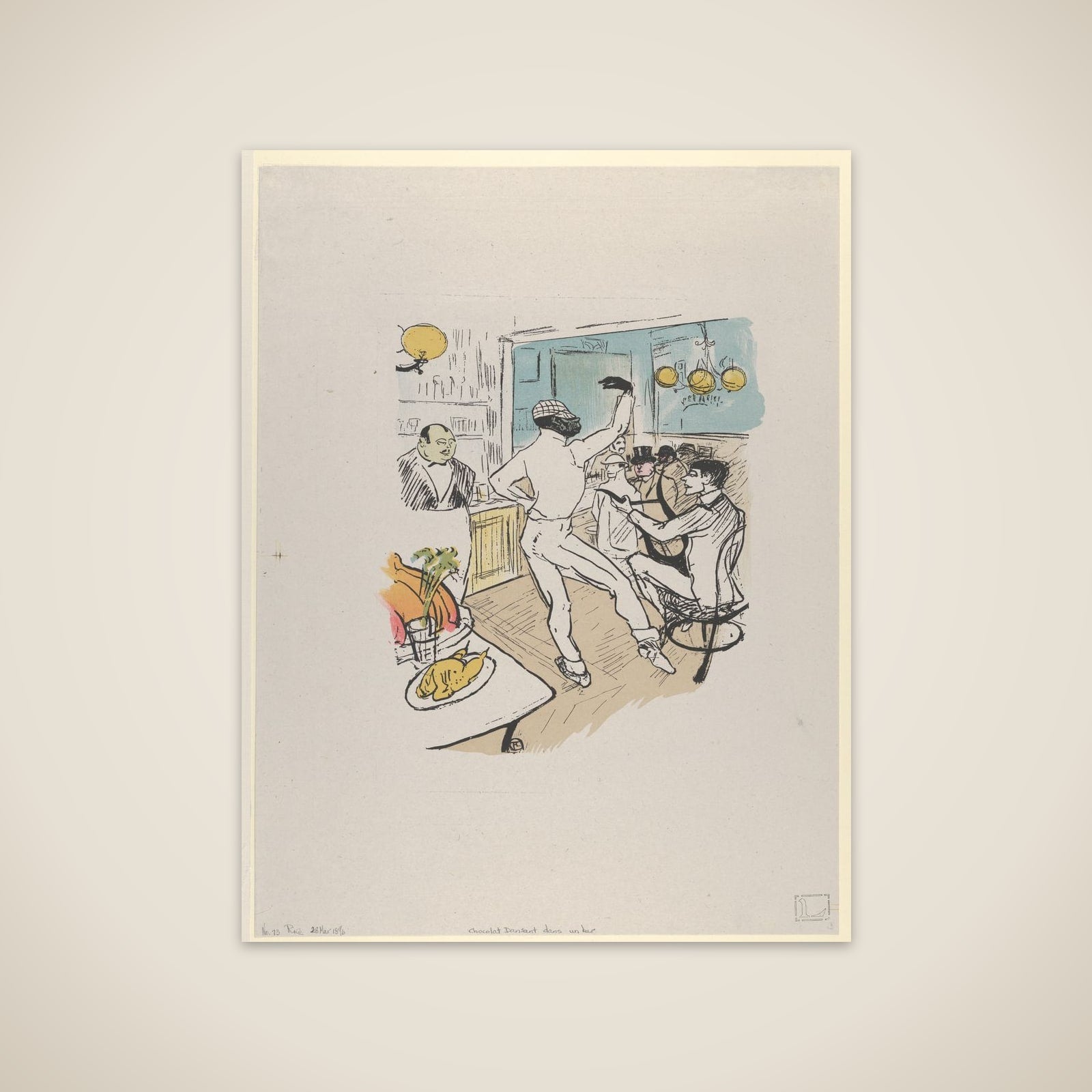 Chocolat Dansant unframed print