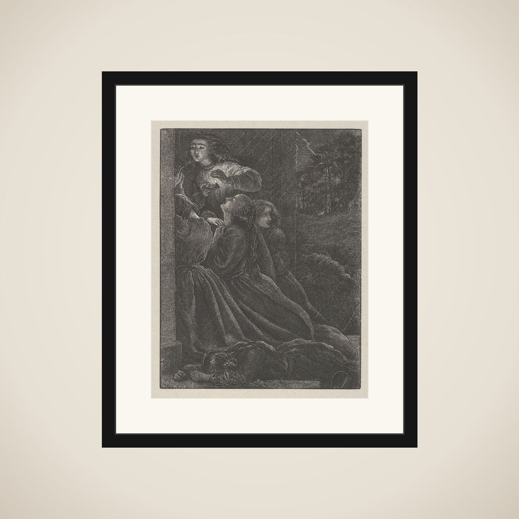 The Foolish Virgins (The Parables of Our Lord and Saviour Jesus Christ) framed