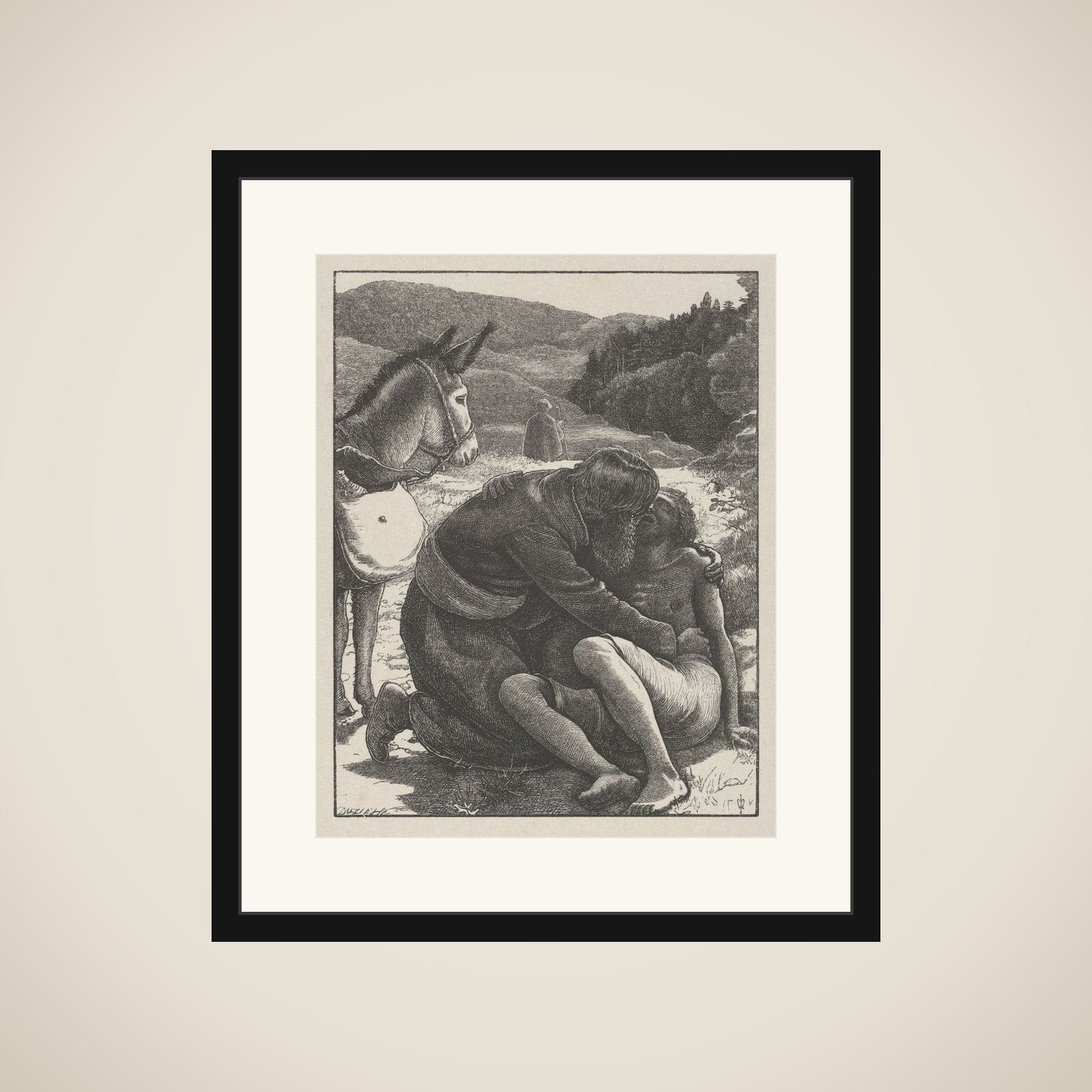 The Good Samaritan (The Parables of Our Lord and Saviour Jesus Christ) framed