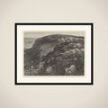 On the Hill Side (Our English Coasts, 1852), from "The Art Journal" framed