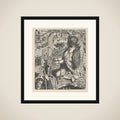 St. Cecily / Cecilia (Illustration for The Palace of Art in Tennyson's Poems, New York, 1903) framed