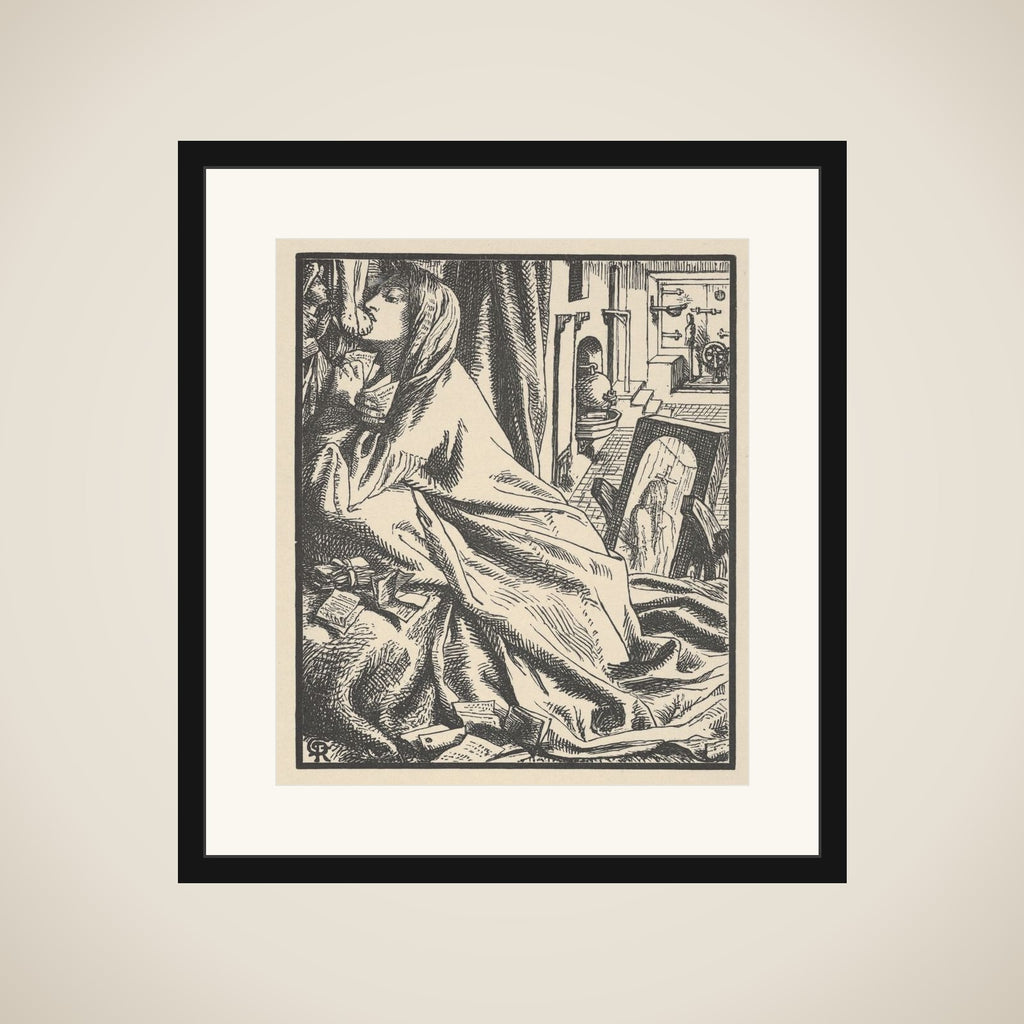 Mariana in the South (Illustration for "The Palace of Art" in Tennyson's Poems, New York, 1903) framed