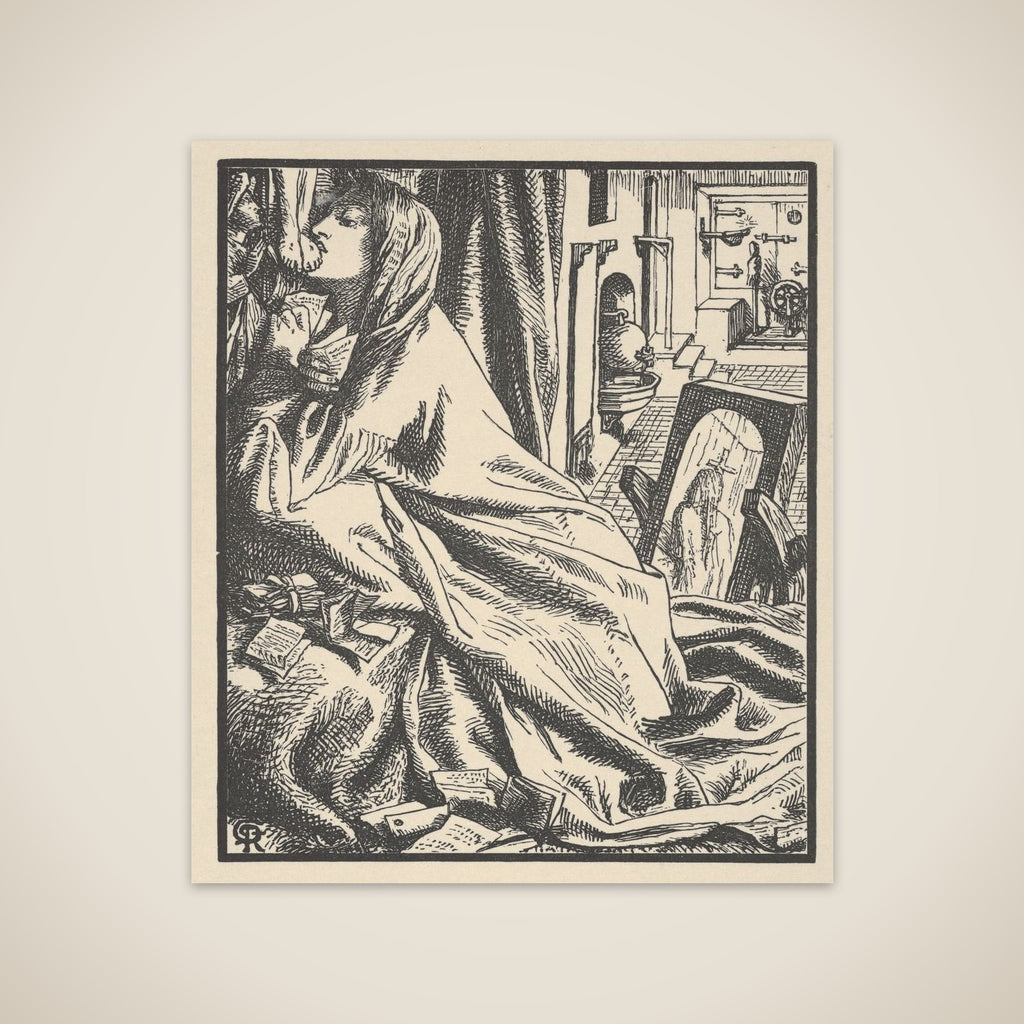 Mariana in the South (Illustration for "The Palace of Art" in Tennyson's Poems, New York, 1903) unframed print