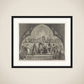 "The School of Legislation" in Lincoln's-Inn Hall, from "Illustrated London News" framed