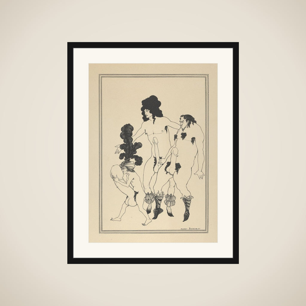 The Lacedemonian Ambassadors, for "The Lysistrata of Aristophanes" framed