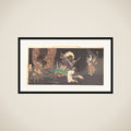 Fudō Myōō Threatening a Novice framed