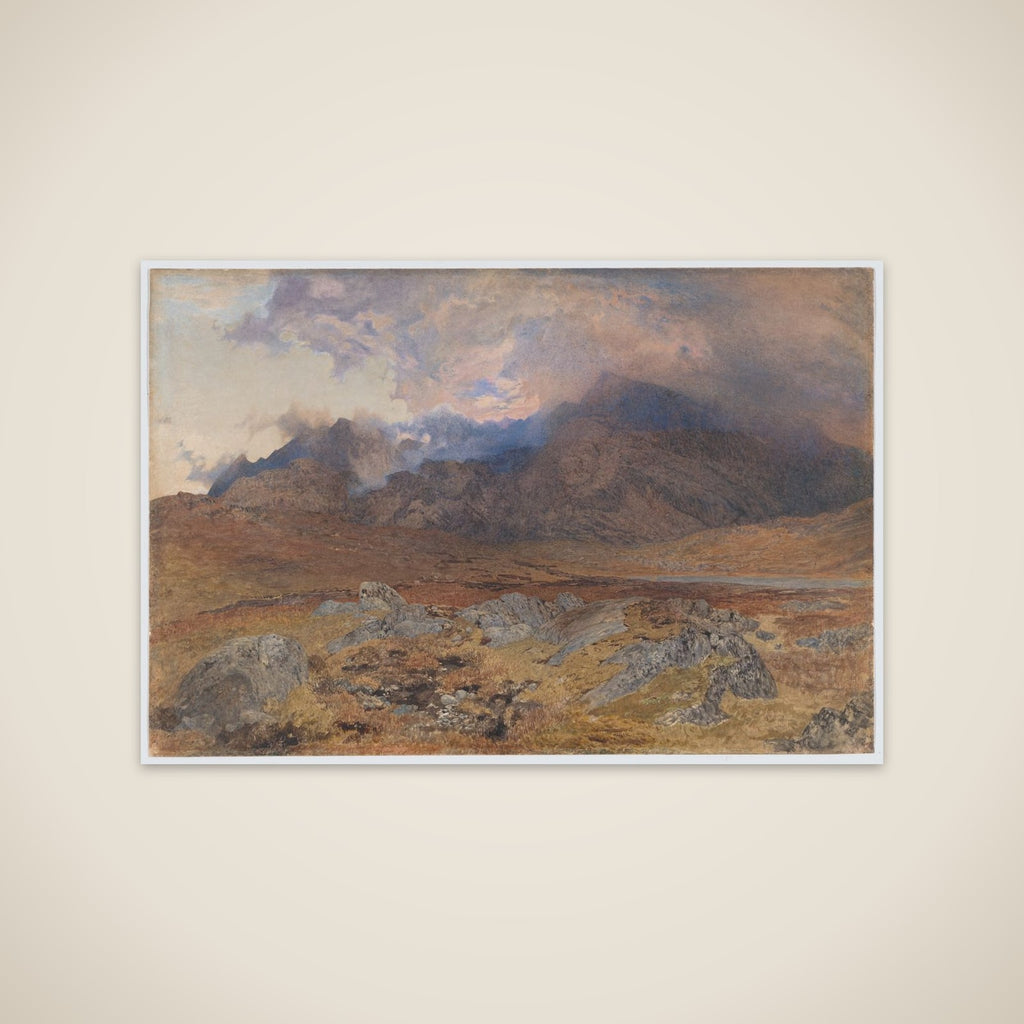 Snowdon, after an April Hailstorm [or Snowdon through Clearing Clouds] unframed print