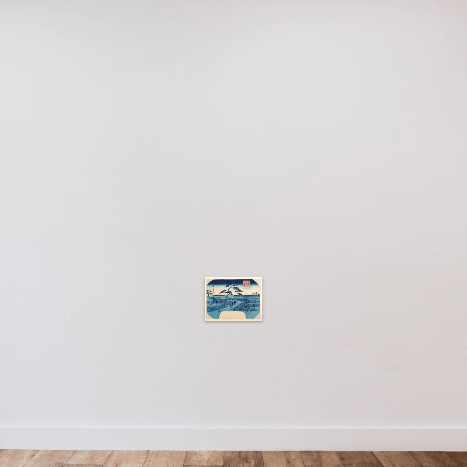 View of Iris Gardens at Horikiri unframed — shown to scale