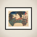 Famous Views of Edo: Kasumigaseki framed