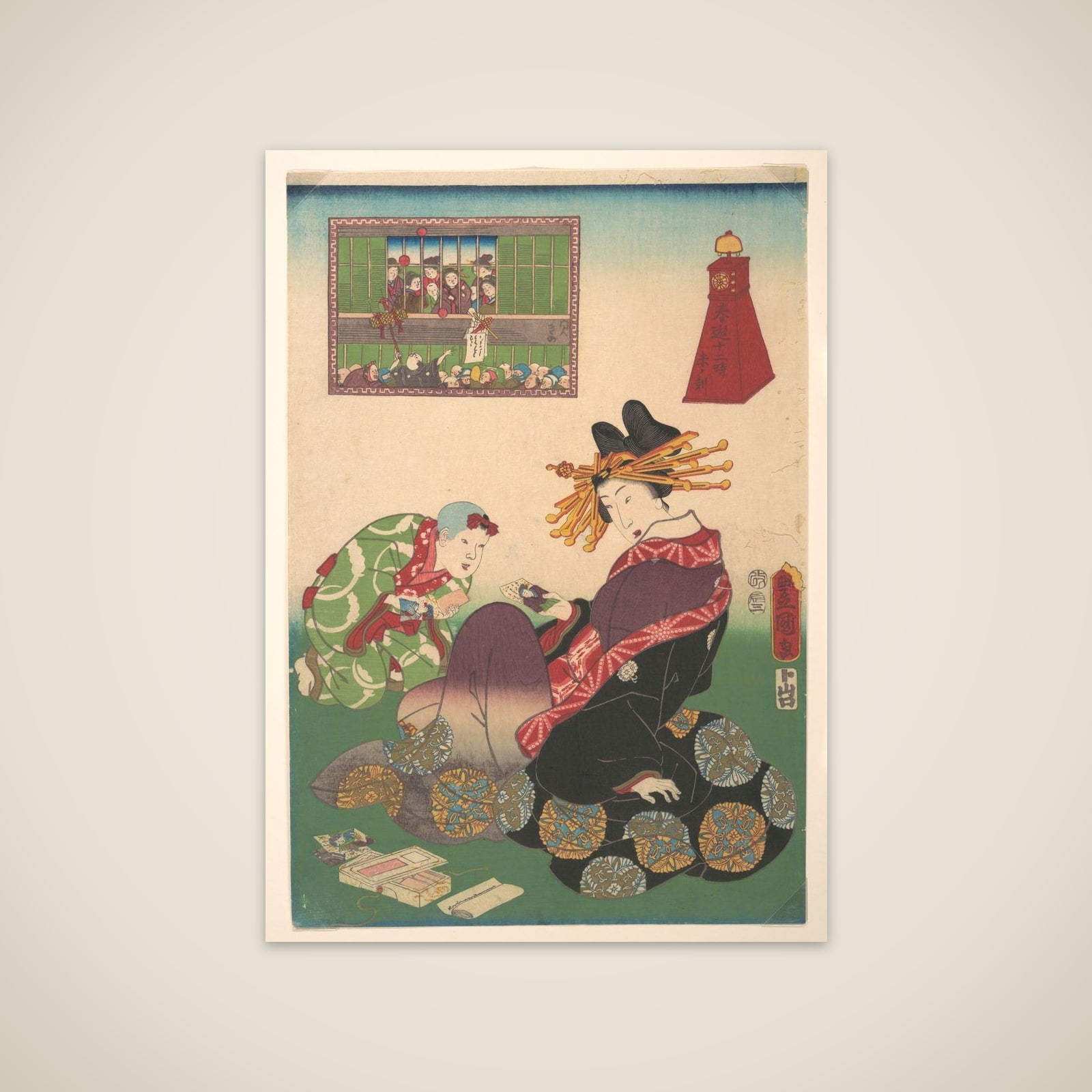 Twelve Hours of Spring Pleasures: Hour of the Goat unframed print