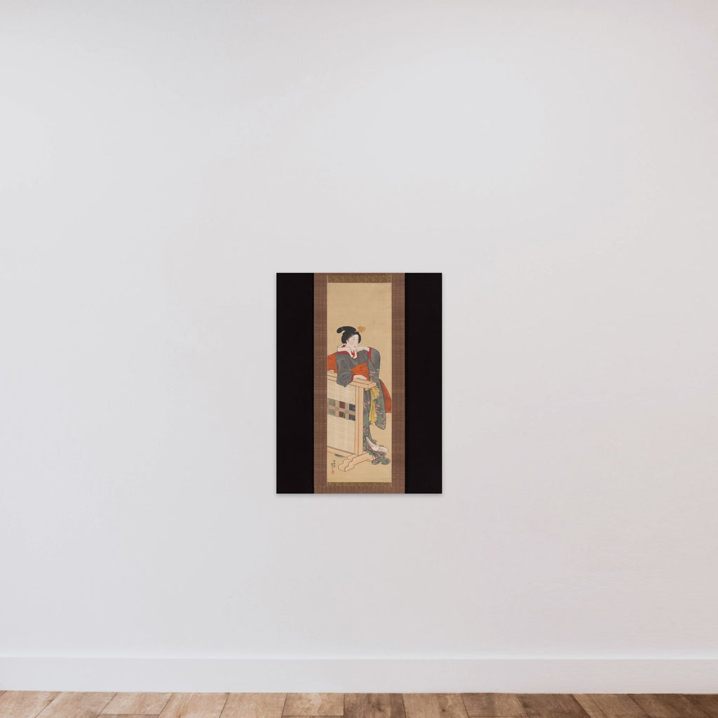 Lady-in-Waiting at Edo Castle unframed — shown to scale