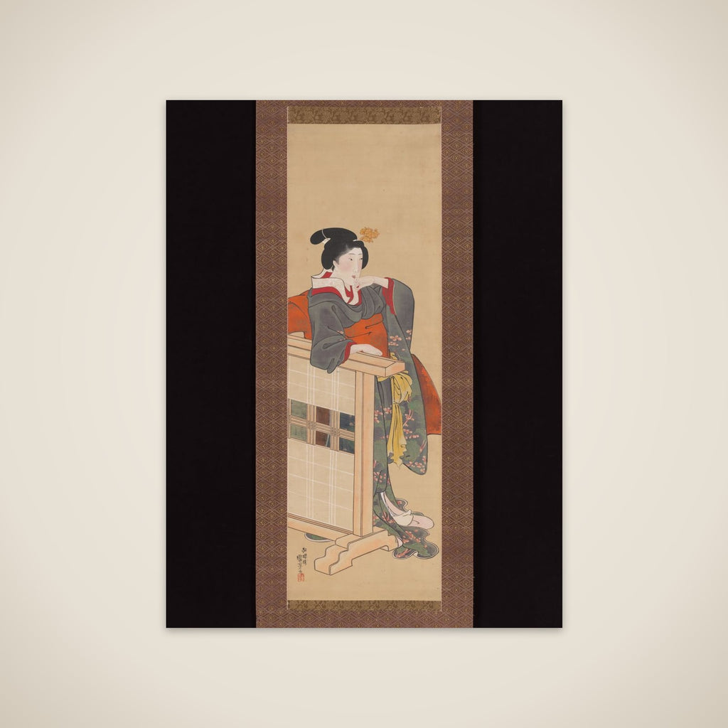 Lady-in-Waiting at Edo Castle unframed print