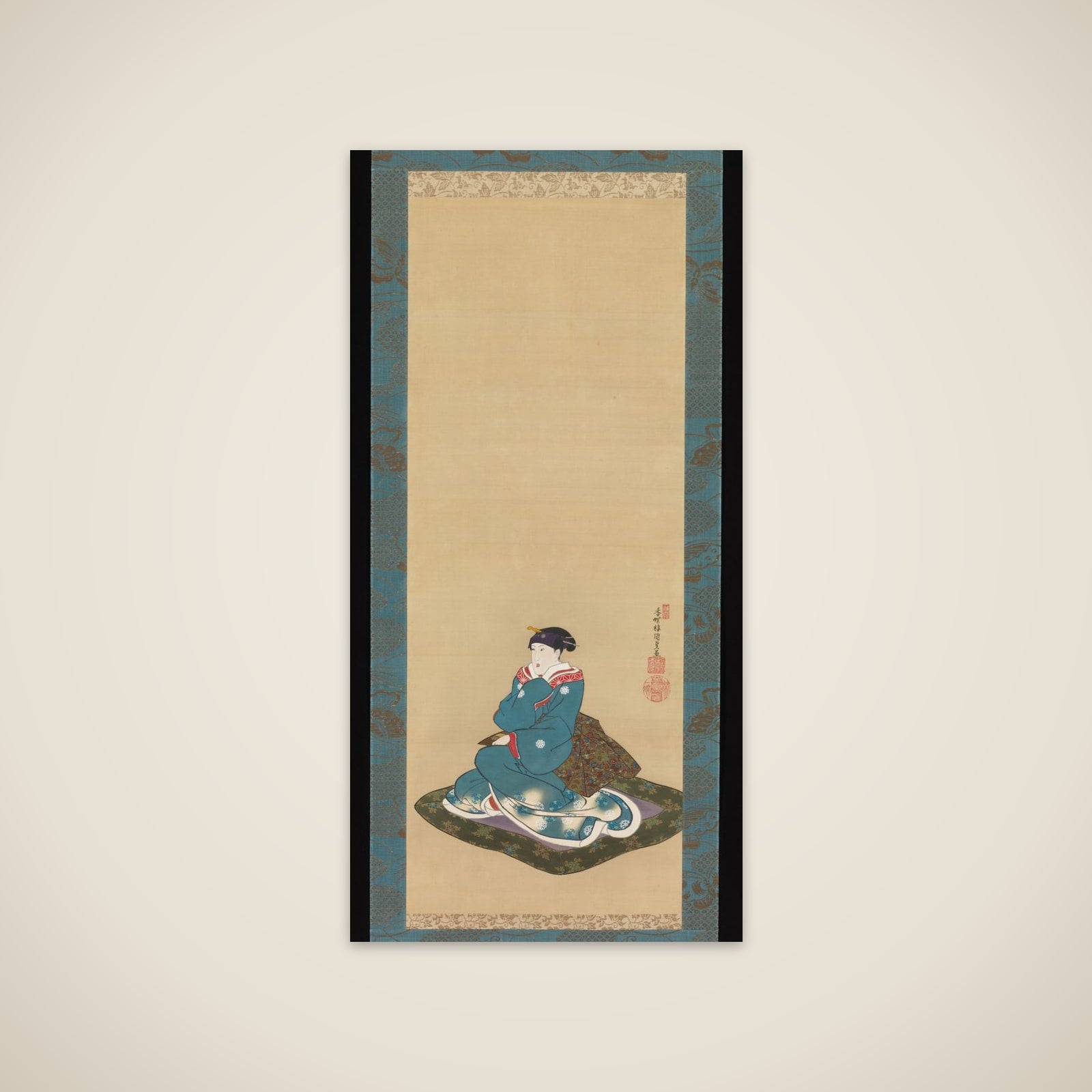 Portrait of Iwai Kumesaburō II unframed print