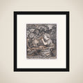 Buy from us with a golden curl, for "The Goblin Market" framed