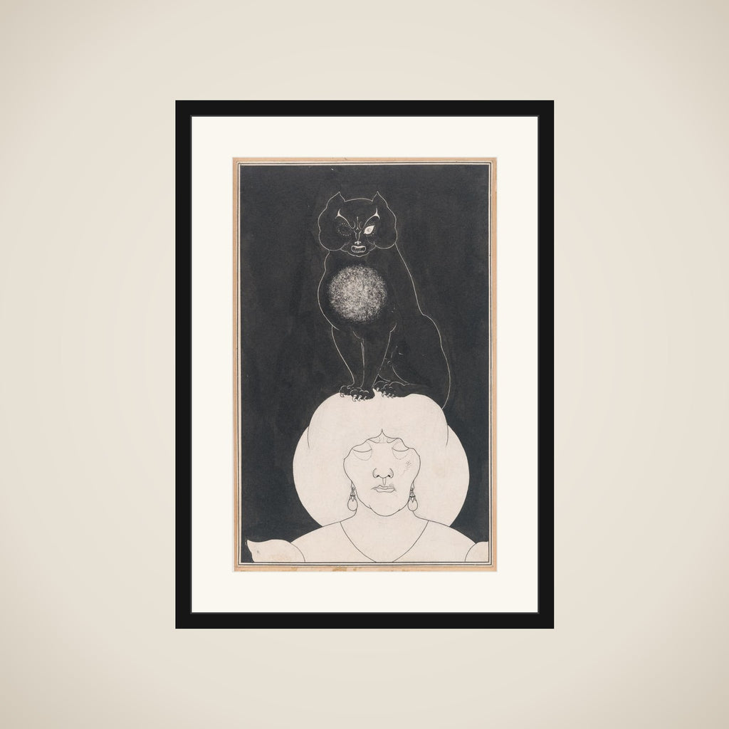 The Black Cat, for Edgar Allan Poe’s “Tales of Mystery and the Imagination,” Chicago, 1895–96 framed