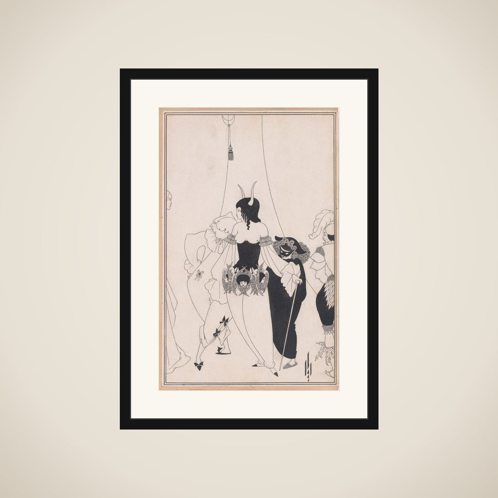 The Masque of the Red Death, for Edgar Allan Poe’s “Tales of Mystery and the Imagination,” Chicago, 1895–96 framed