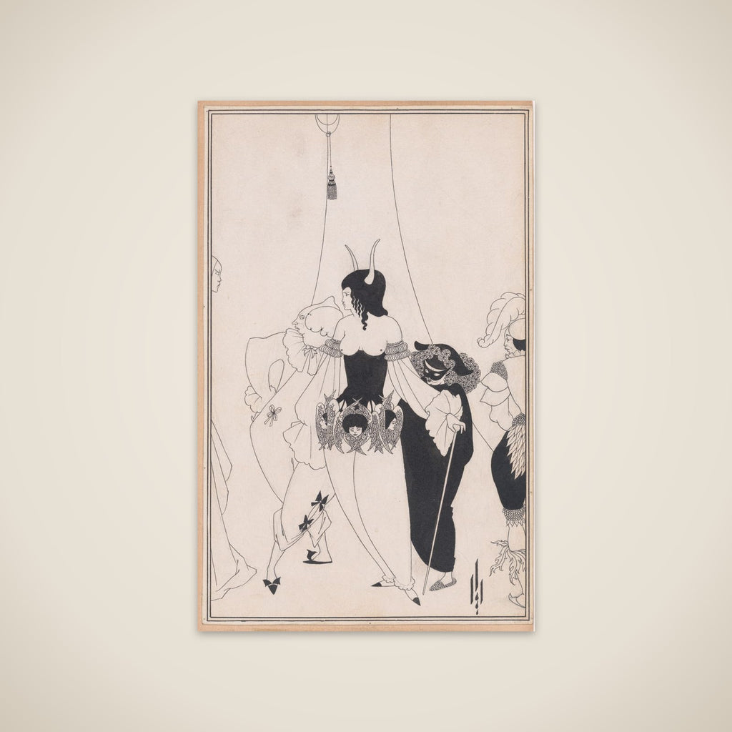 The Masque of the Red Death, for Edgar Allan Poe’s “Tales of Mystery and the Imagination,” Chicago, 1895–96 unframed print