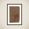 Putto Study, for the lid of the Graham Family Piano framed