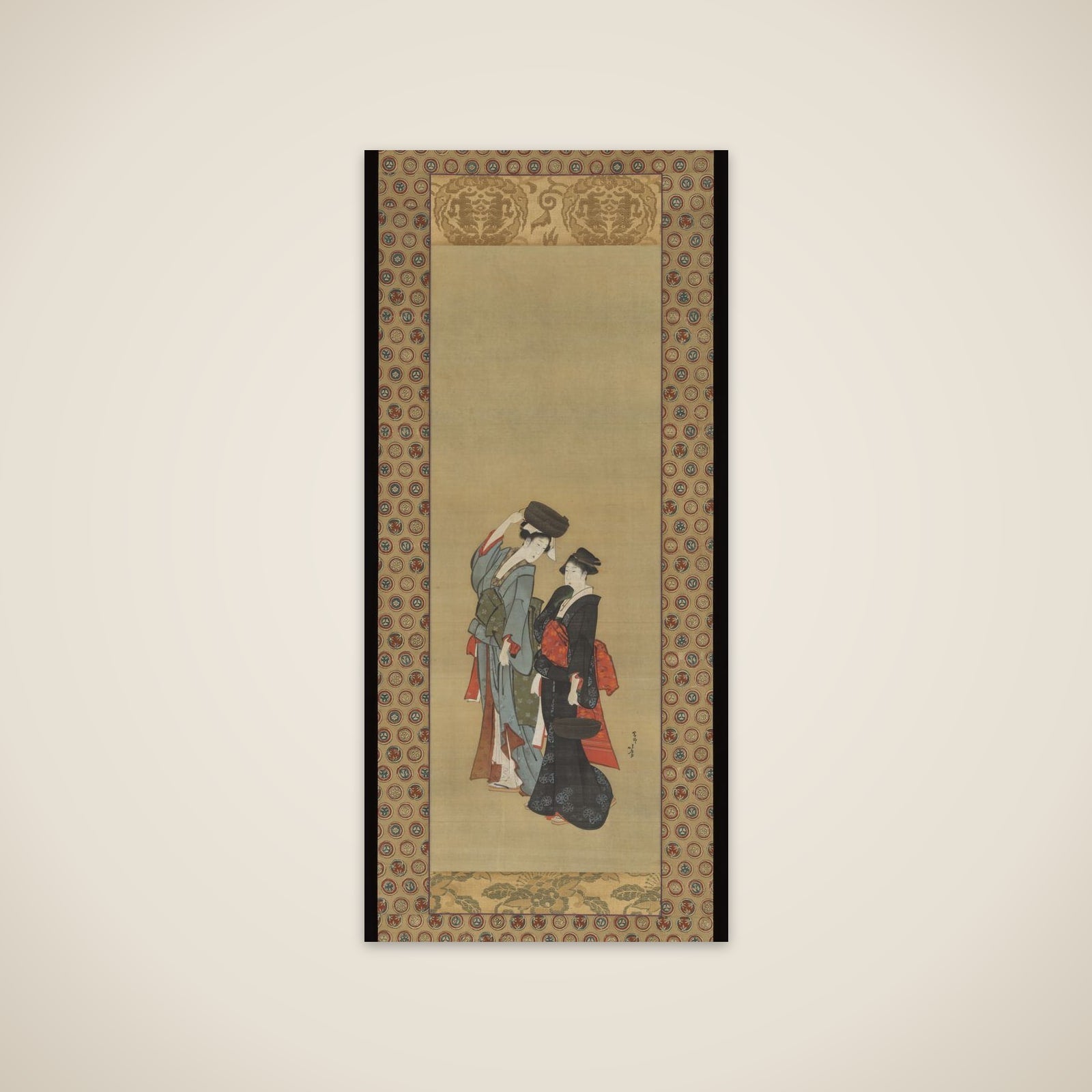 Women Carrying Pots for the Tsukuma Festival unframed print