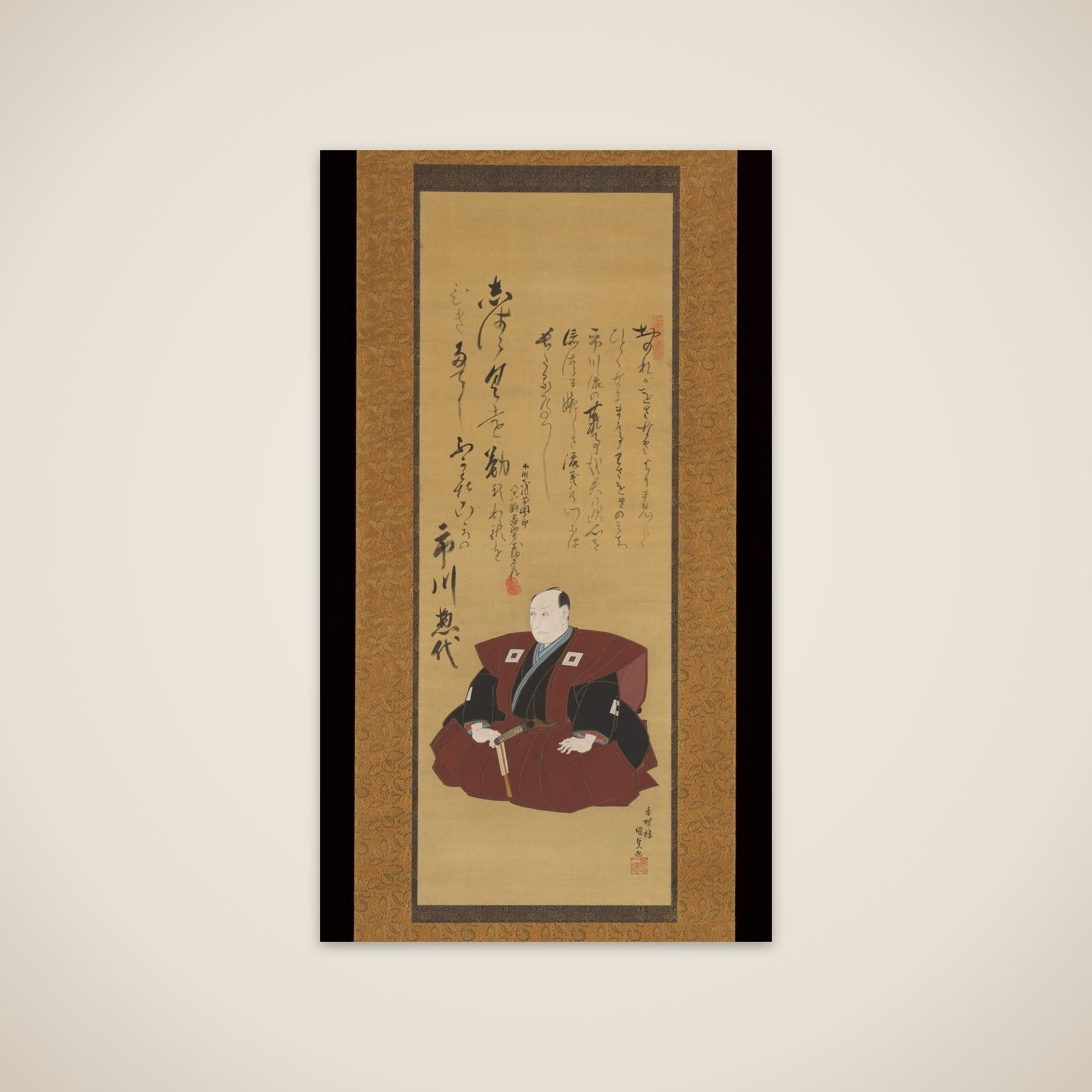 Memorial Portrait of the Actor Ichikawa Ōmezō I unframed print