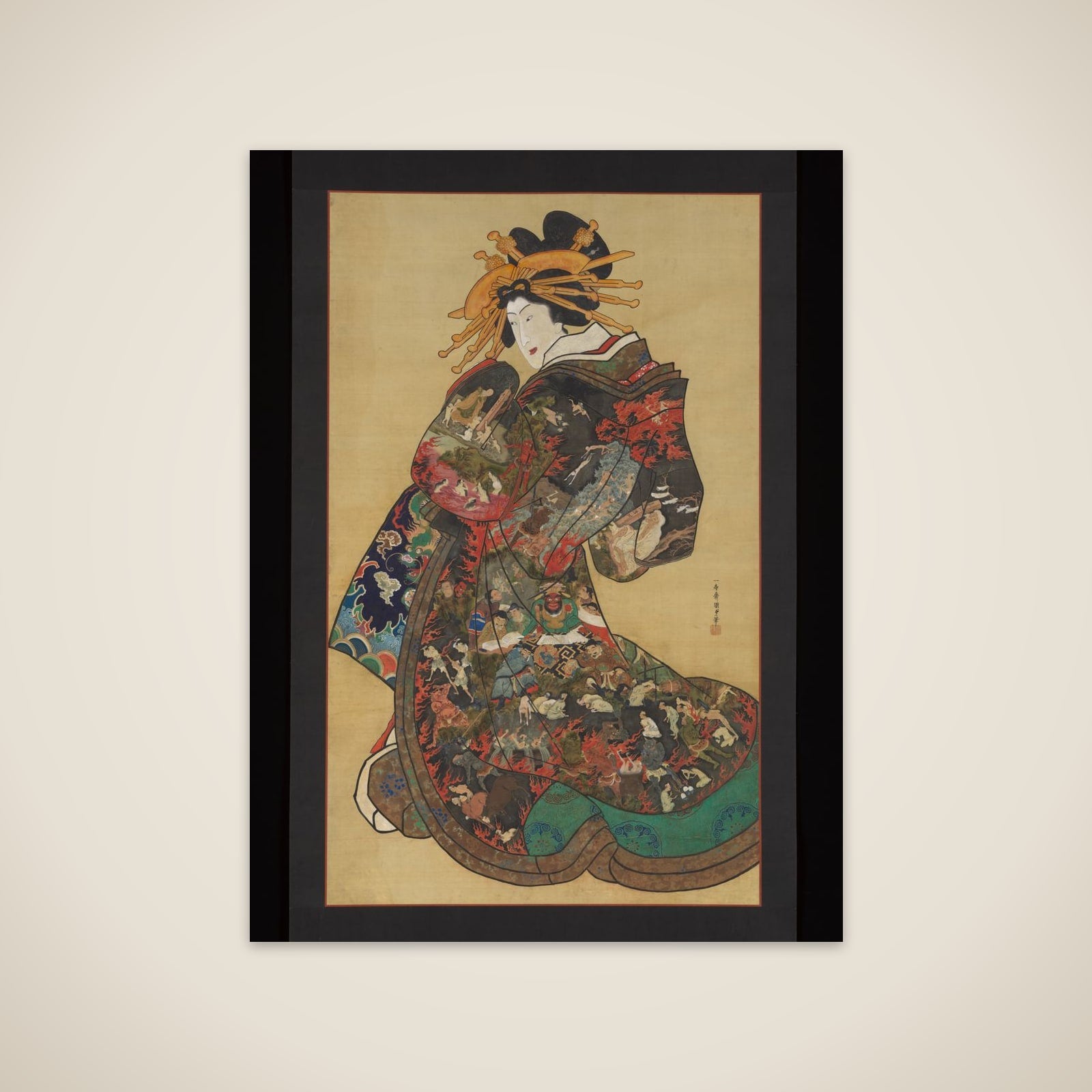 The Hell Courtesan unframed print