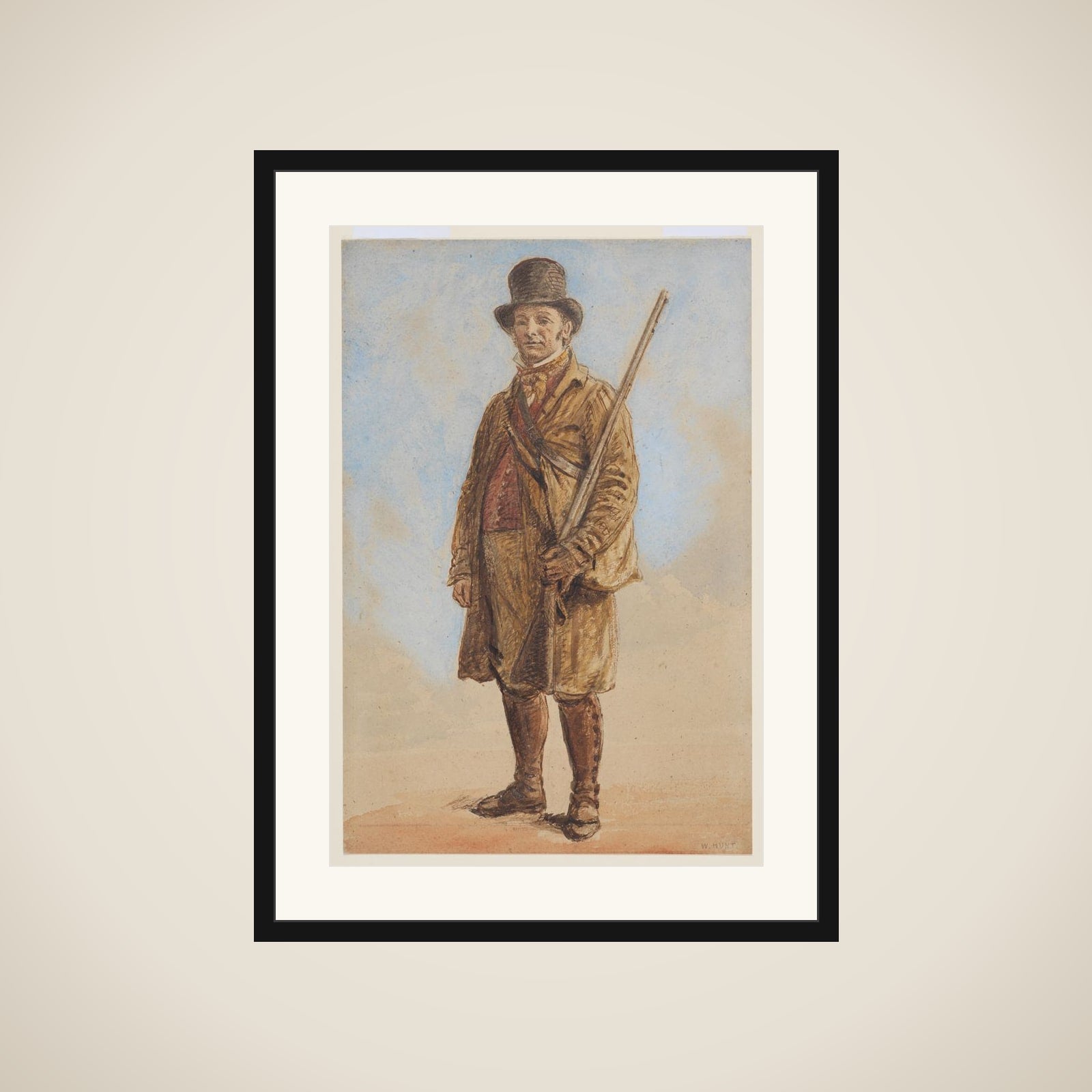 The Gamekeeper framed