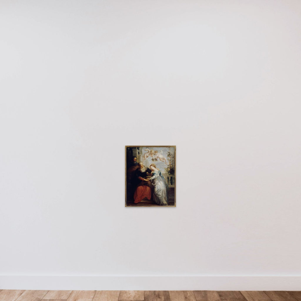 L'éducation de la Vierge, d'après Rubens unframed — shown to scale