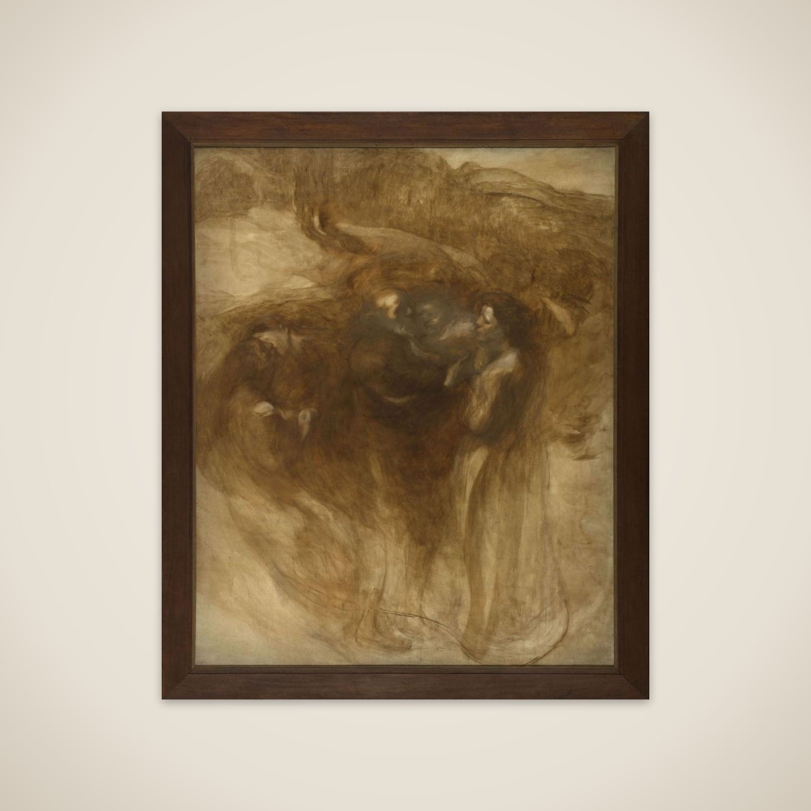 Les âges de la vie : les vieillards unframed print