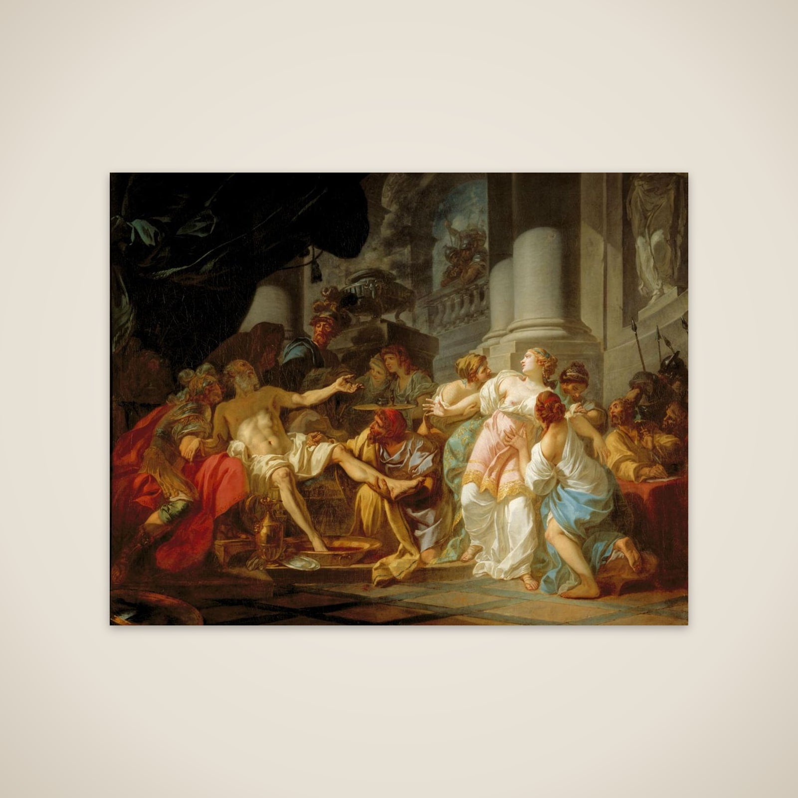 La Mort de Sénèque unframed print