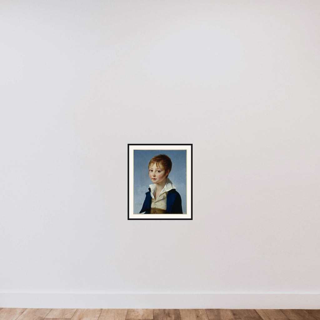 Portrait de Jacques Amalric framed — shown to scale