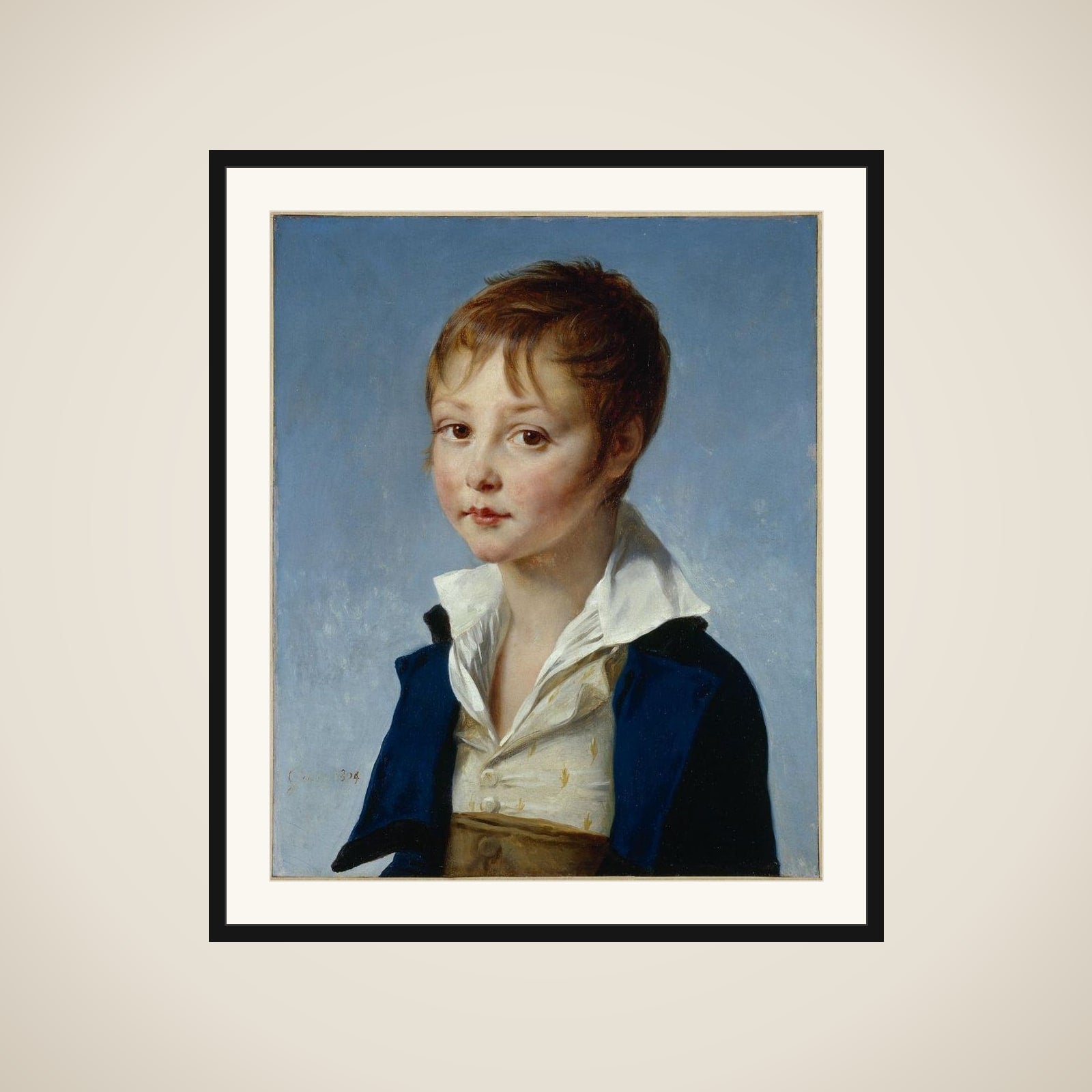 Portrait de Jacques Amalric framed