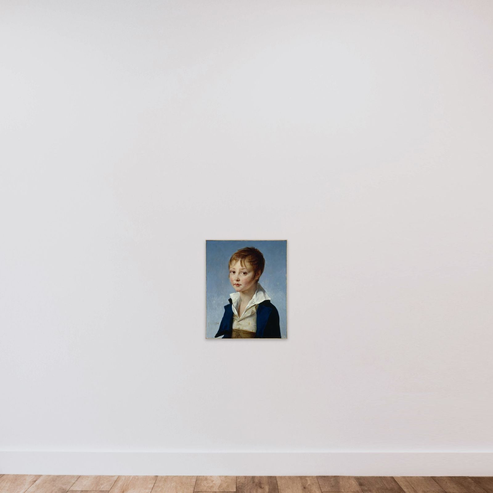 Portrait de Jacques Amalric unframed — shown to scale