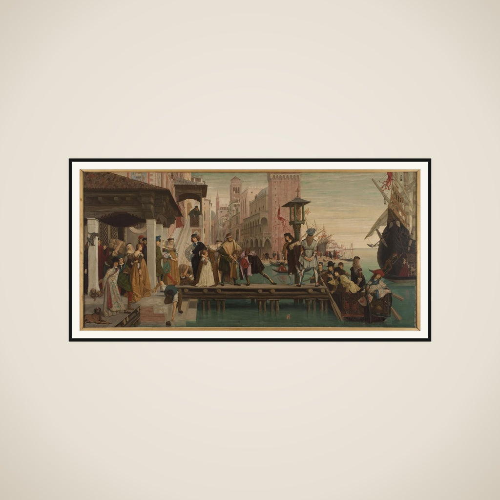 Le départ de l'enfant prodigue framed